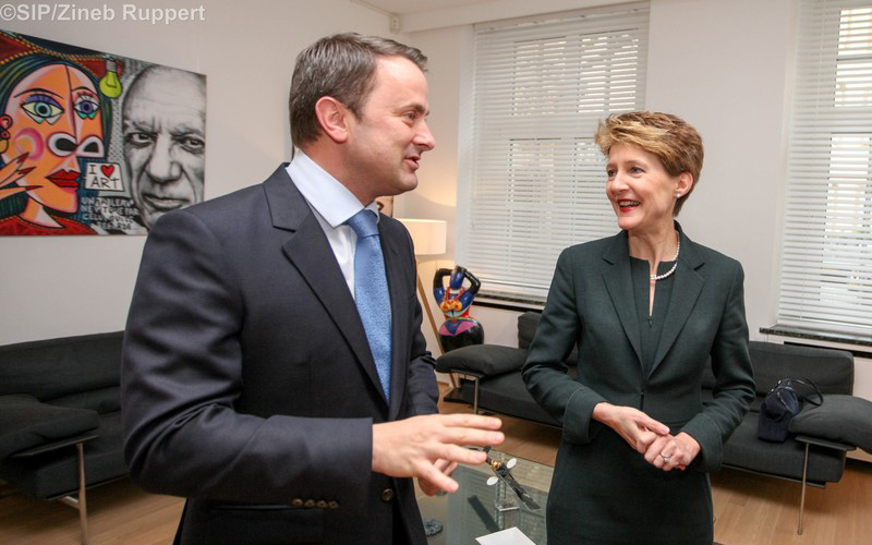La présidente de la Confédération en visite officielle au Luxembourg, 26.02.2015