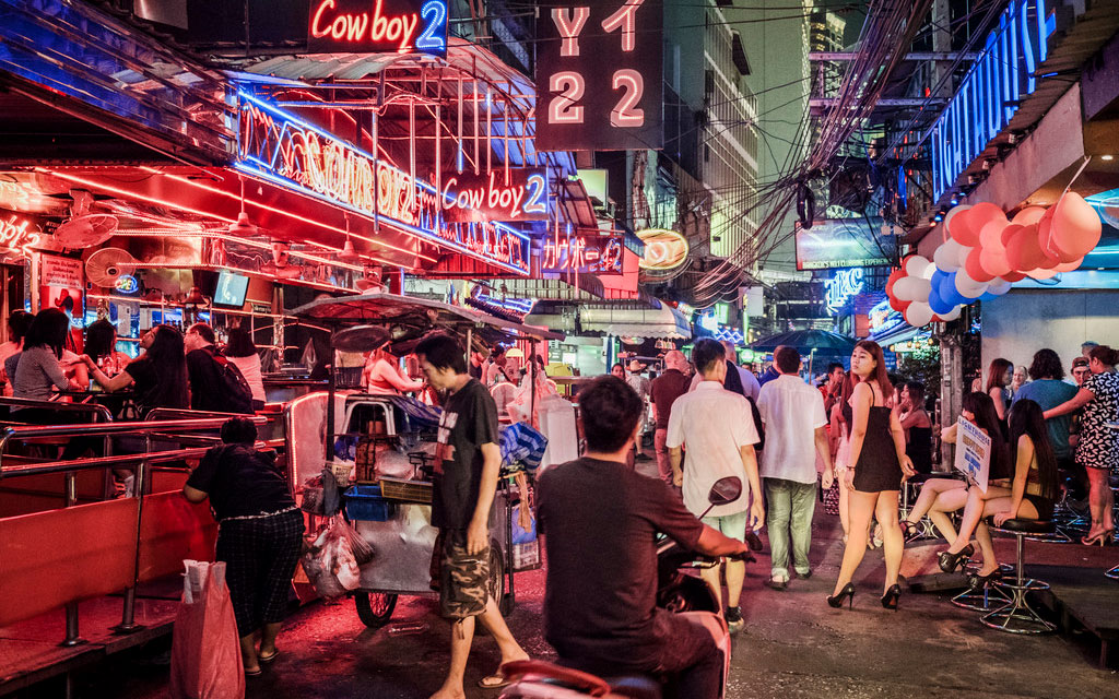 Das Quartier Soi Cowboy in Bangkok