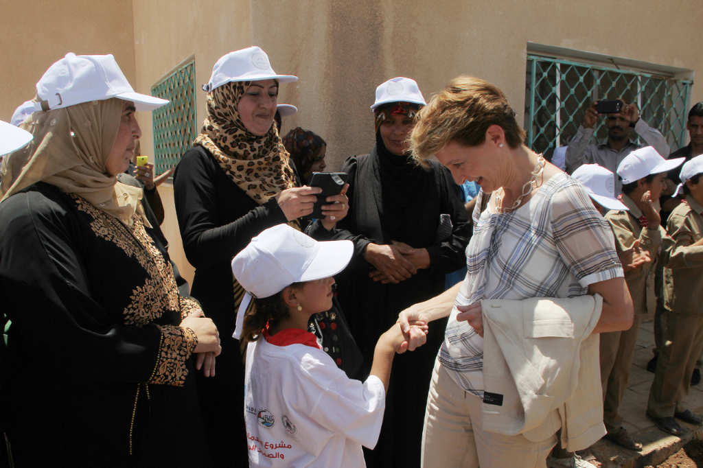 Bundesrätin Simonetta Sommaruga in Jordanien