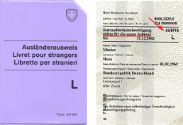 L EU/EFTA permit (Short-term residents)